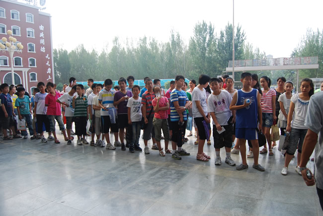 洛阳东方外语学校第三批测试现场