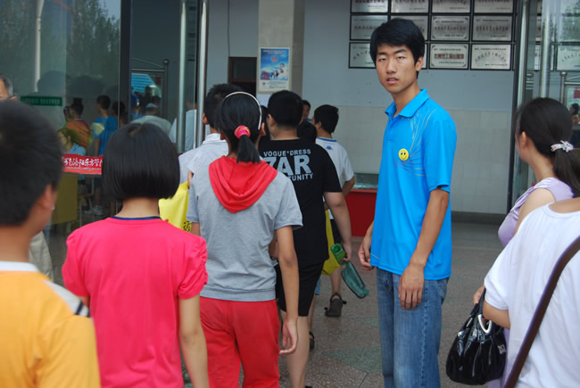 洛阳东方外语学校第三批测试现场