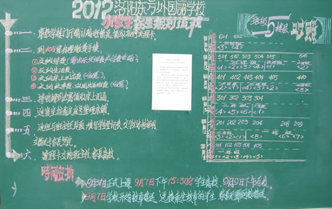 洛阳东方外国语学校新生开学报到