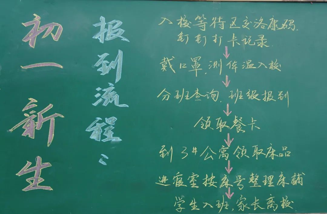 初一新生报到,最美不过遇见你