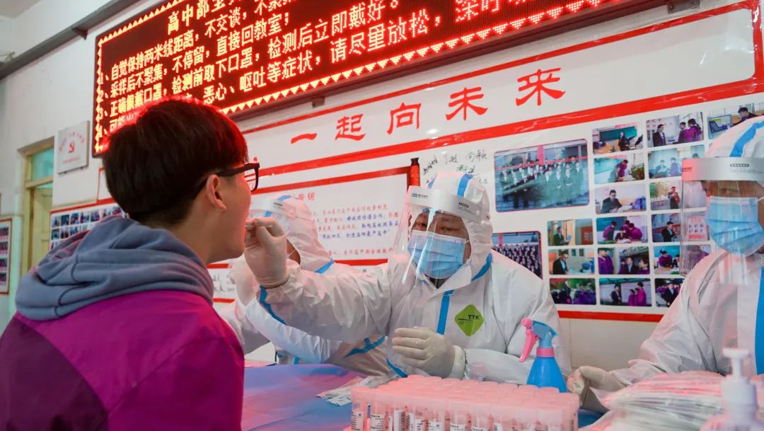 繁花似锦绽校园,核检护航保平安